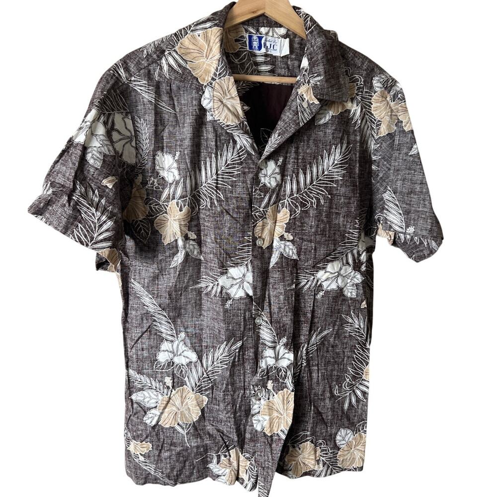 Vintage RJC LTD Hawaii Size Large Aloha Cotton Tropical Island